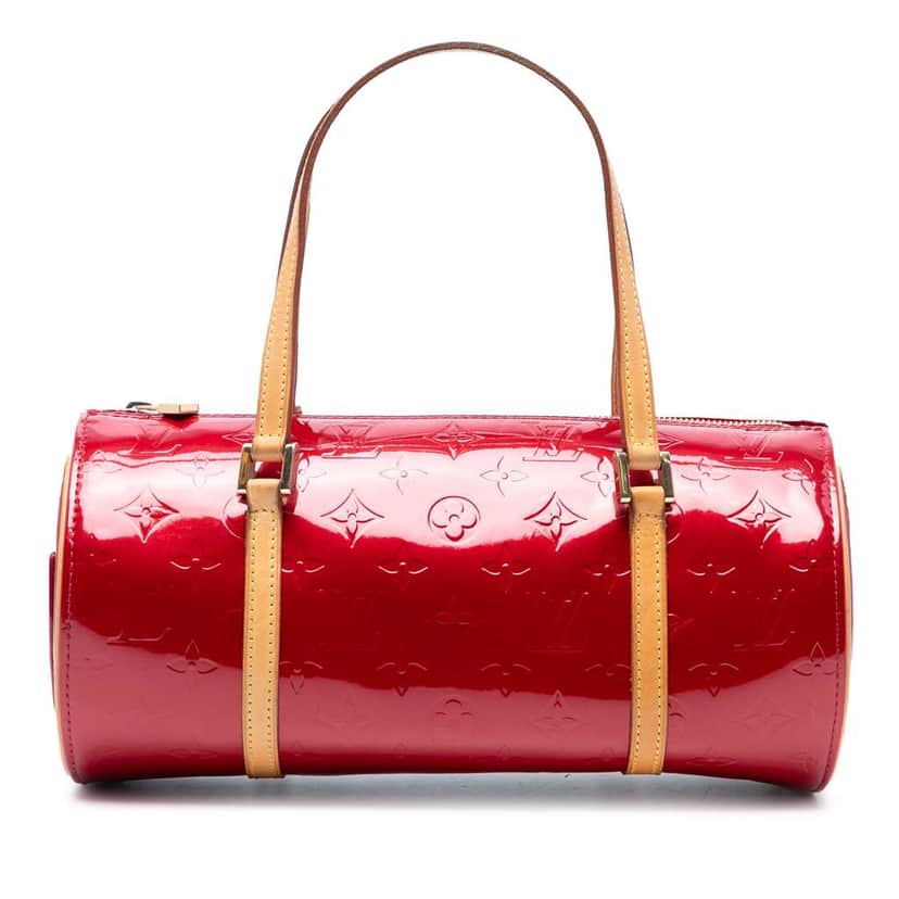 Louis Vuitton Monogram Vernis Bedford Red Leather Good condition - Front View