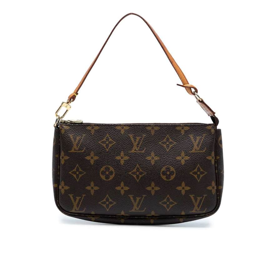 Louis Vuitton Monogram Pochette Accessoires Brown Good condition - Front View