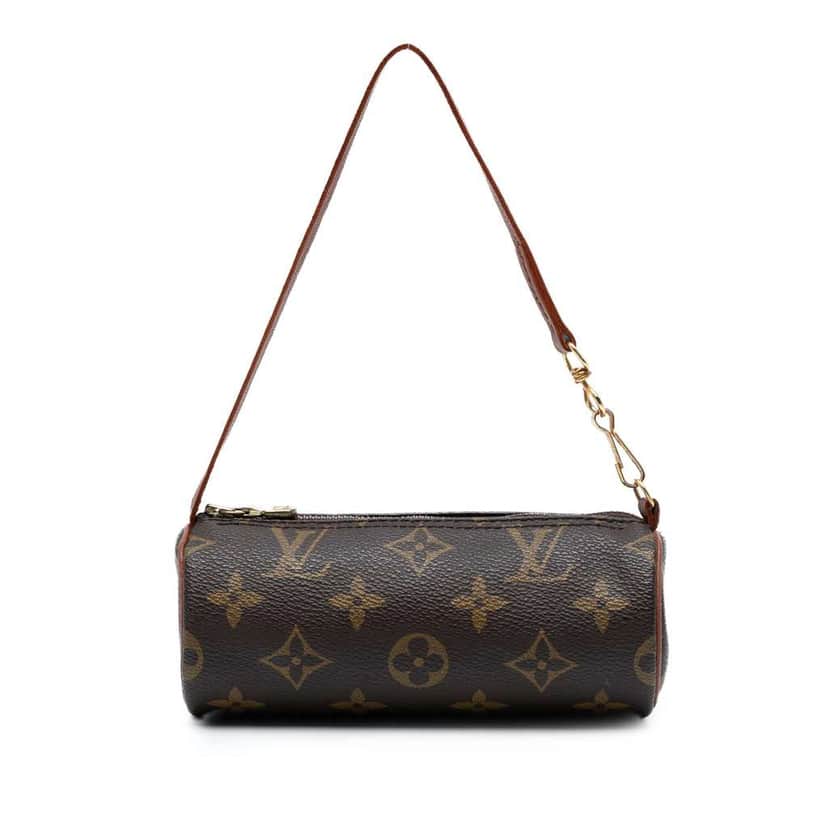 Louis Vuitton Monogram Papillon Pochette Brown Good condition - Front View
