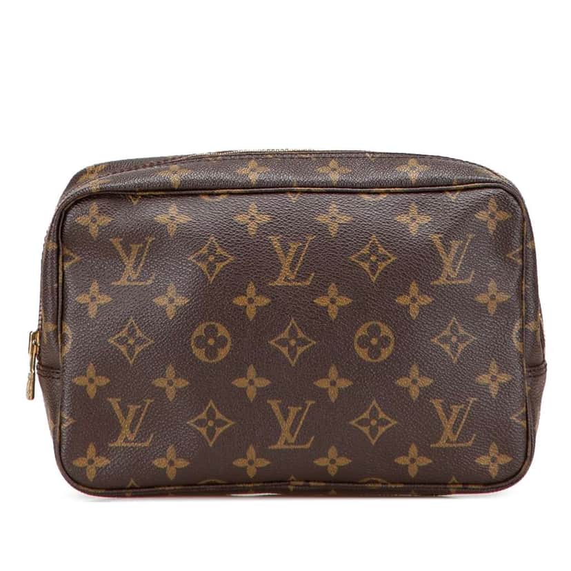 Louis Vuitton Monogram Trousse Toilette 23 Brown Canvas Good condition - Front View