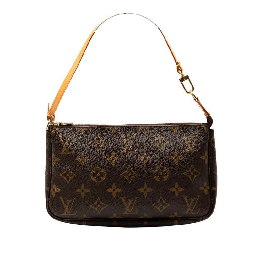 Louis Vuitton Monogram Pochette Accessoires Brown Good condition - Front View