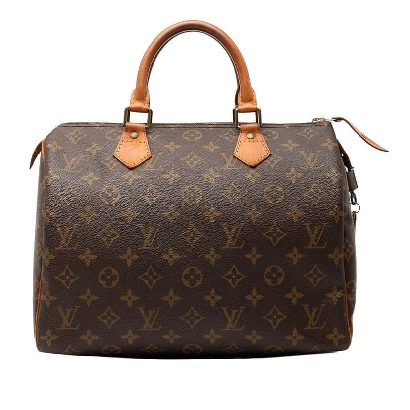 Louis Vuitton Monogram Speedy 30 Brown Good condition - Front View