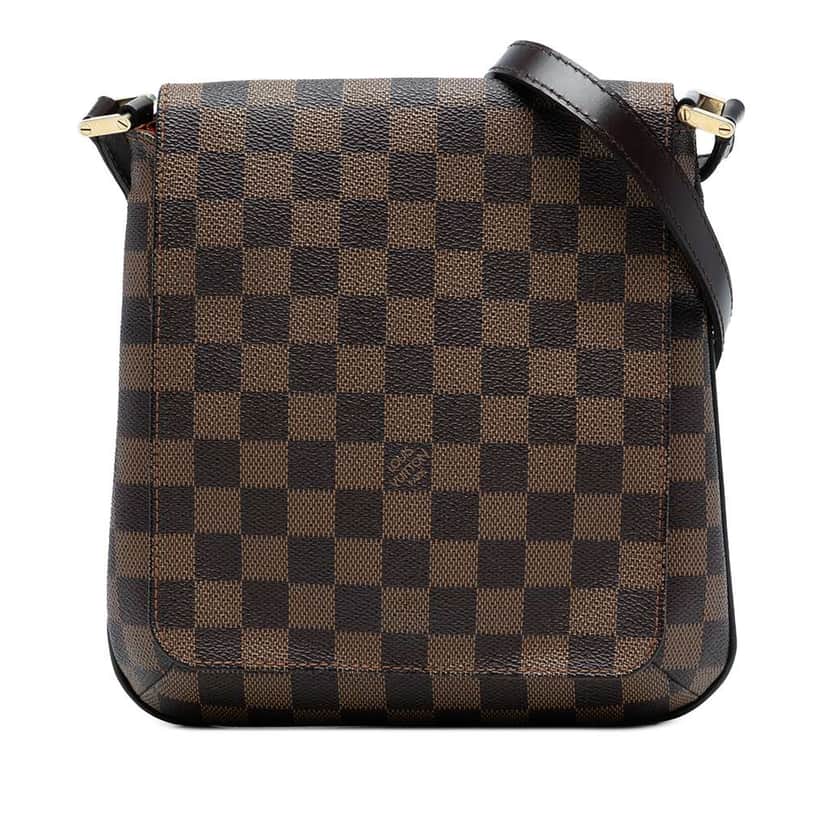 Louis Vuitton Damier Ebene Musette Salsa Long Strap Brown Good condition - Front View