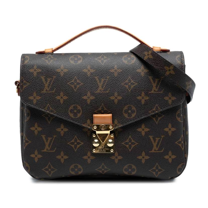 Louis Vuitton Monogram Pochette Metis Brown Good condition - Front View