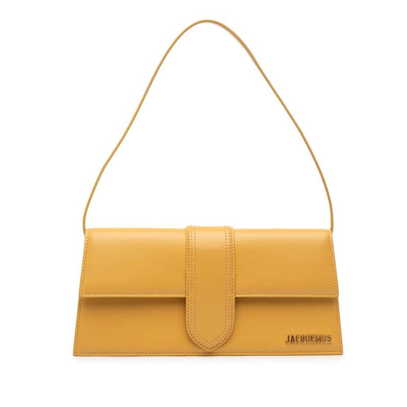 Jacquemus Leather Le Bambino Long Yellow Leather Good condition - Front View