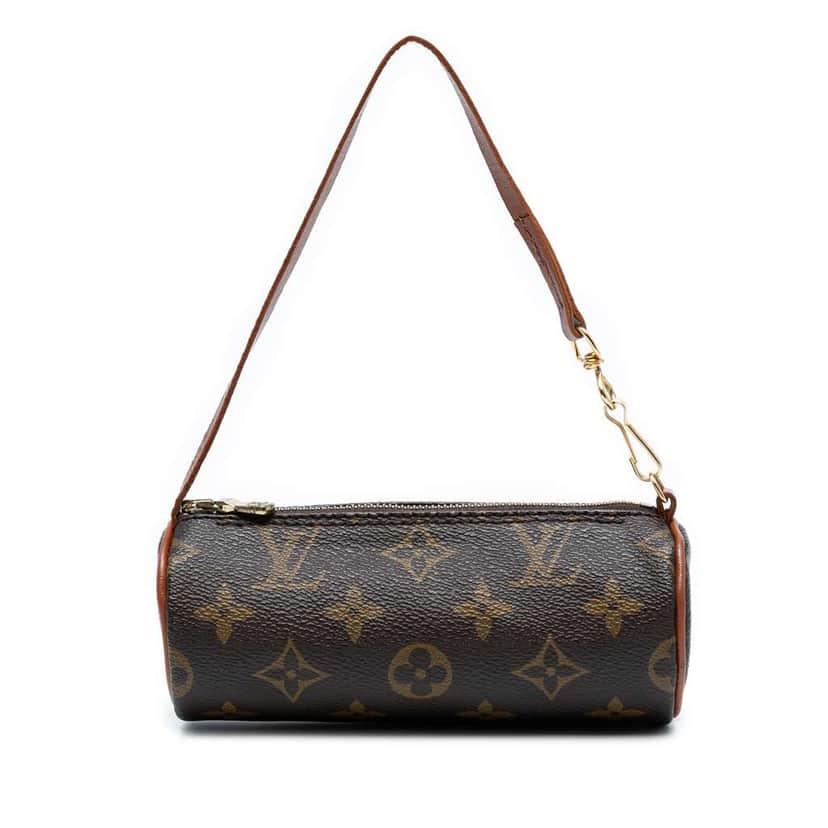Louis Vuitton Monogram Papillon Pochette Brown Good condition - Front View