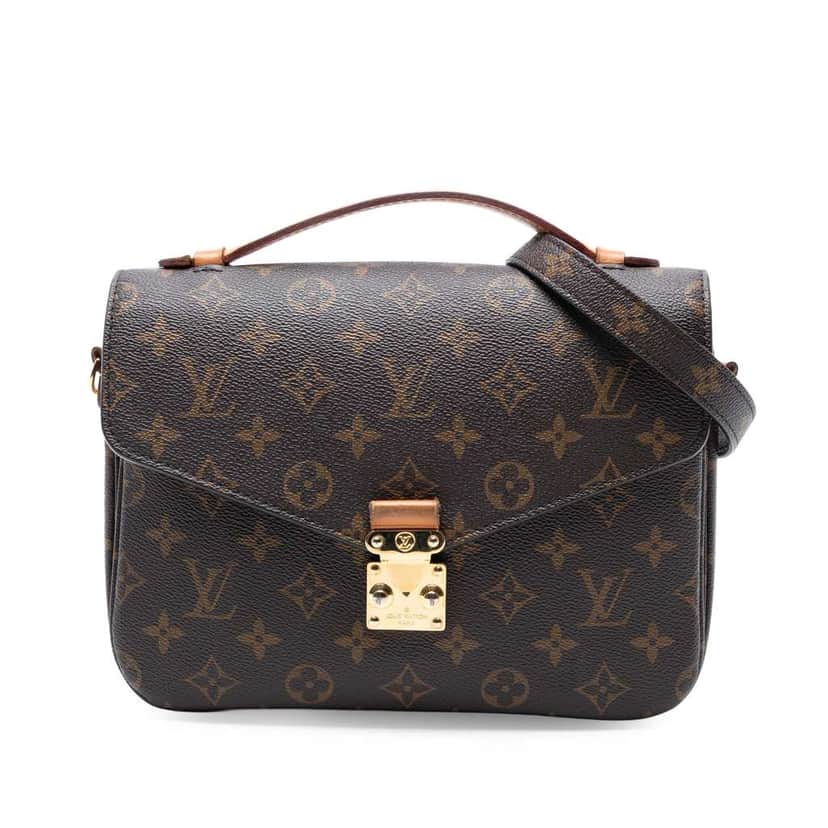 Louis Vuitton Monogram Pochette Metis Brown Good condition - Front View