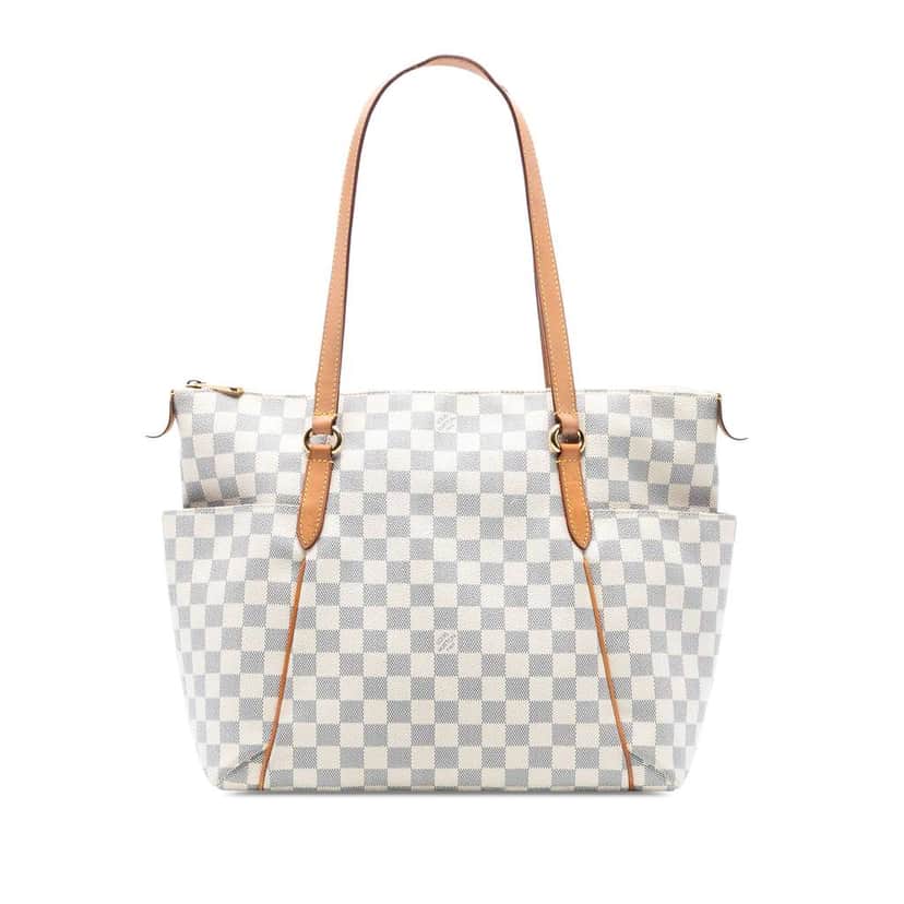 Louis Vuitton Damier Azur Totally MM White Good condition - Front View