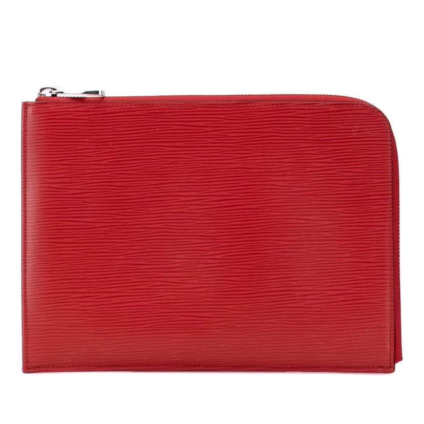 Louis Vuitton Epi Pochette Jour PM Red Leather Very good condition - Front View