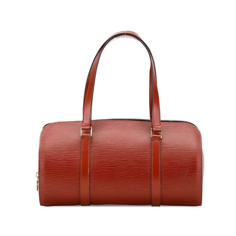 Louis Vuitton Epi Soufflot Brown Leather Good condition - Front View