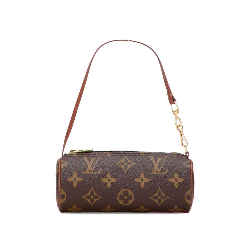 Louis Vuitton Monogram Papillon Pochette Brown Good condition - Front View