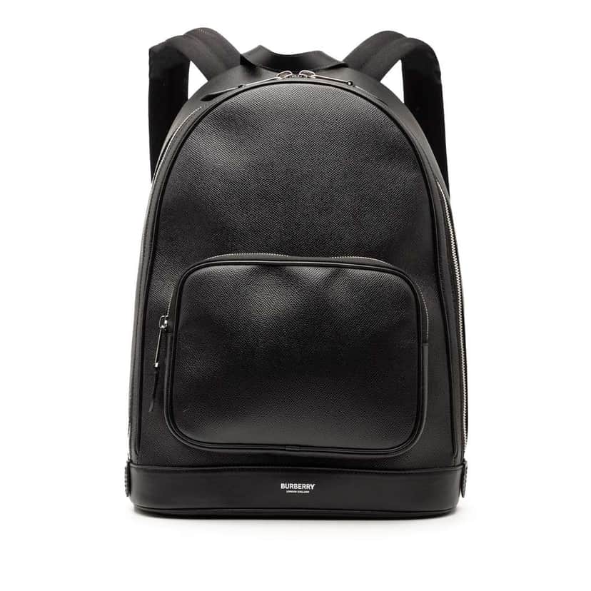 Burberry Leather Rocco Backpack Black Leather Good condition - Front View