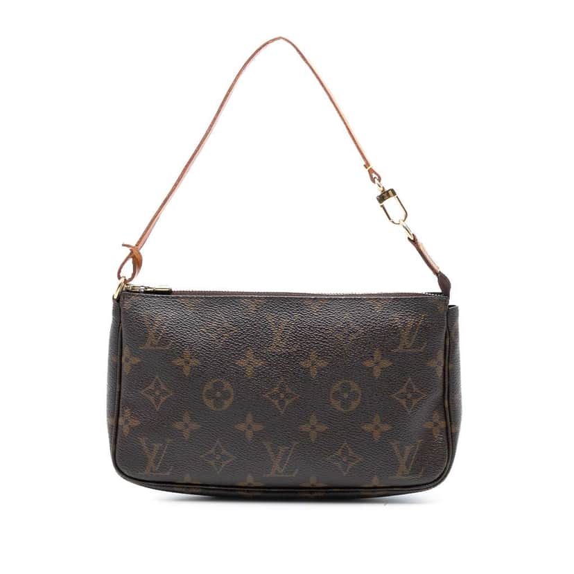 Louis Vuitton Monogram Pochette Accessoires Brown Very good condition - Front View