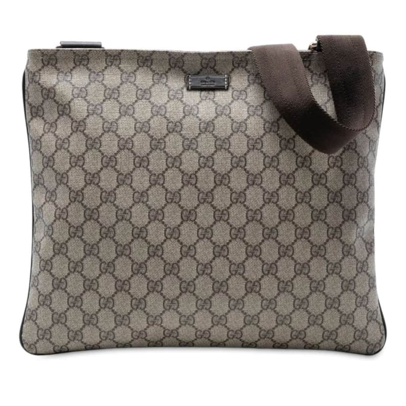 Gucci GG Supreme Crossbody Brown Canvas Good condition - Front View