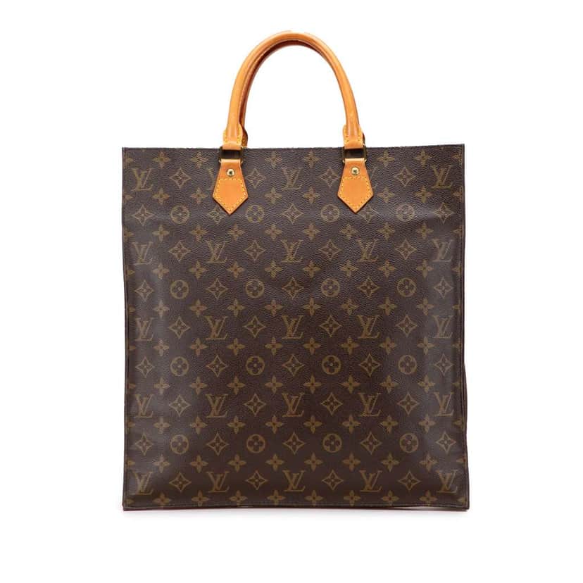 Louis Vuitton Monogram Sac Plat Brown Good condition - Front View