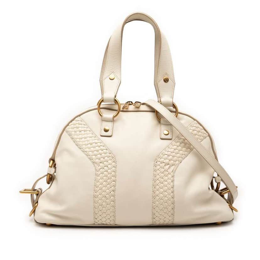 Saint Laurent Leather Muse Satchel Brown Leather Good condition - Front View