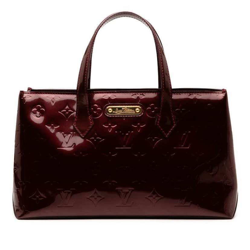 Louis Vuitton Monogram Vernis Wilshire PM Red Leather Good condition - Front View