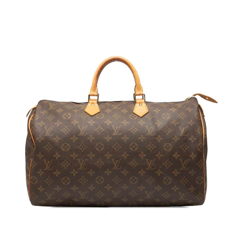 Louis Vuitton Monogram Speedy 40 Brown Good condition - Front View
