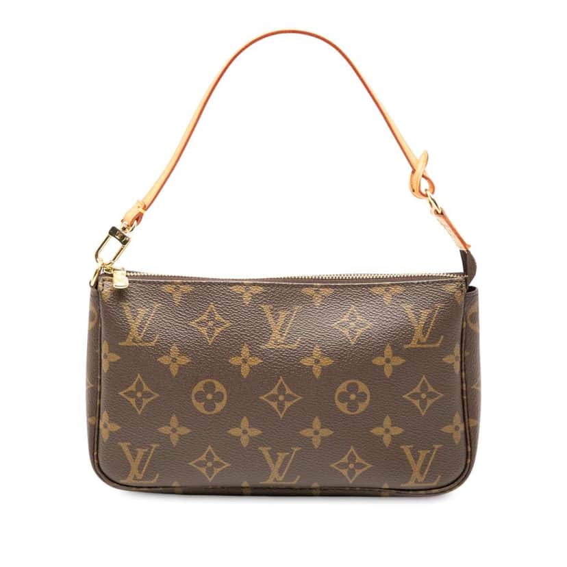 Louis Vuitton Monogram Pochette Accessoires Brown Good condition - Front View
