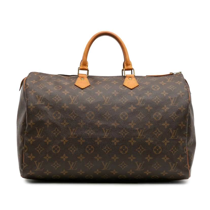 Louis Vuitton Monogram Speedy 40 Brown Good condition - Front View