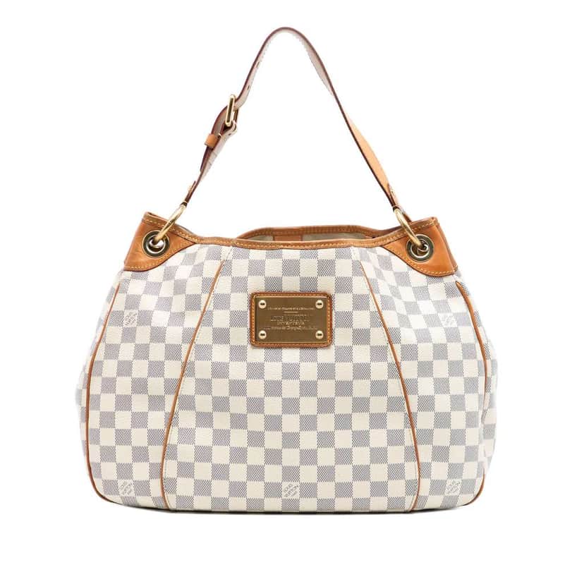 Louis Vuitton Damier Azur Galliera PM White Good condition - Front View