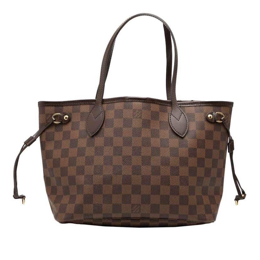 Louis Vuitton Damier Ebene Neverfull PM Brown Good condition - Front View