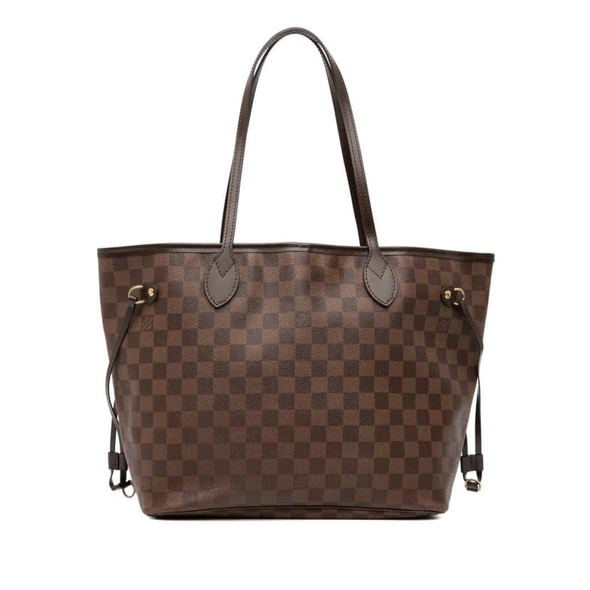 Louis Vuitton Damier Ebene Neverfull MM Brown Good condition - Front View