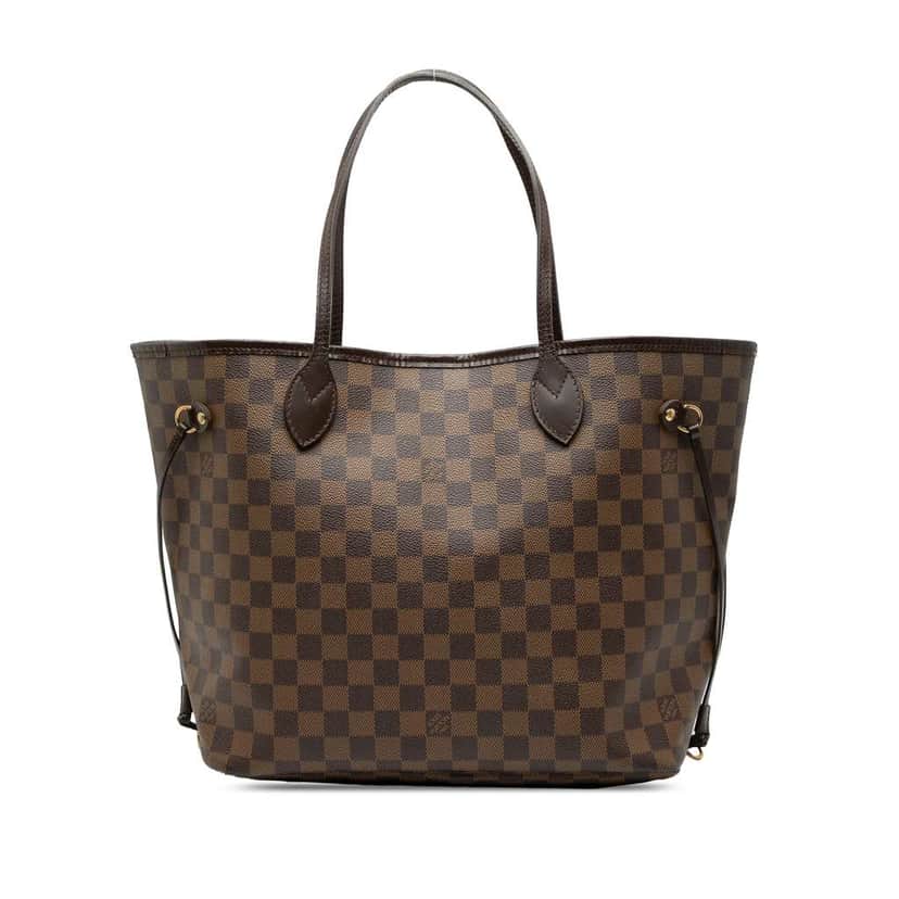 Louis Vuitton Damier Ebene Neverfull MM Brown Good condition - Front View