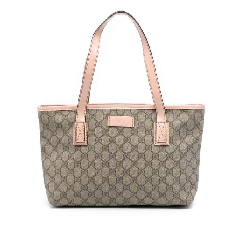 Gucci GG Supreme Joy Tote Brown Canvas Good condition - Front View