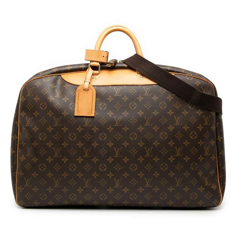 Louis Vuitton Monogram Alize 2 Poches Brown Good condition - Front View