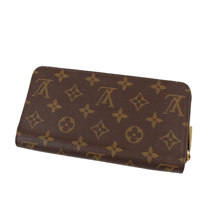 Louis Vuitton Monogram Zippy Long Wallet Brown Good condition - Front View