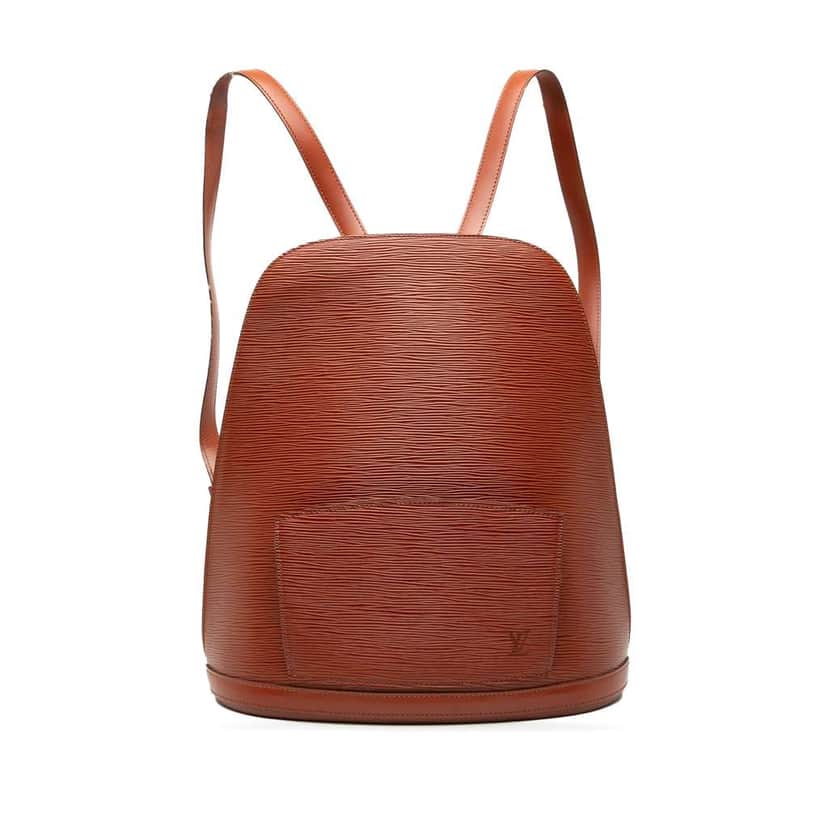 Louis Vuitton Epi Gobelins Brown Leather Good condition - Front View