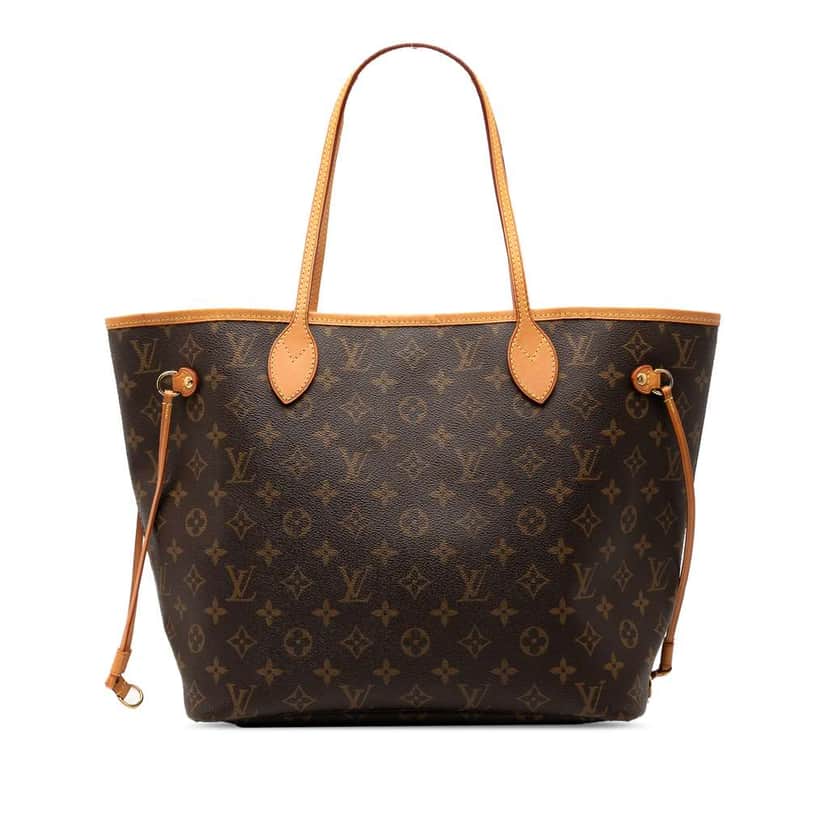 Louis Vuitton Monogram Neverfull MM Brown Good condition - Front View