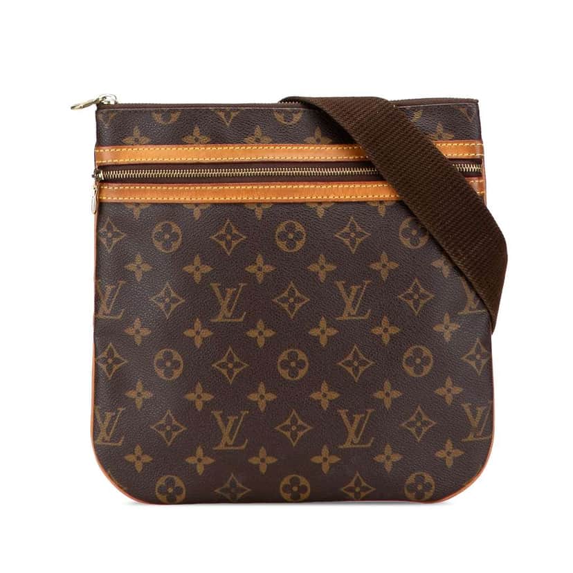 Louis Vuitton Monogram Bosphore Pochette Brown Good condition - Front View