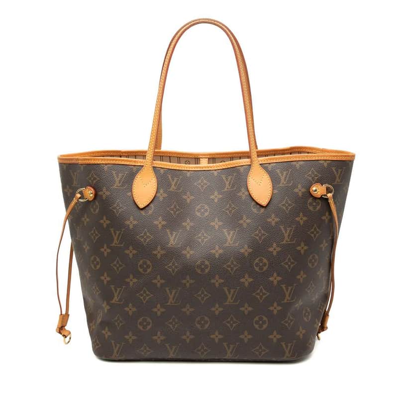 Louis Vuitton Monogram Neverfull MM Brown Good condition - Front View
