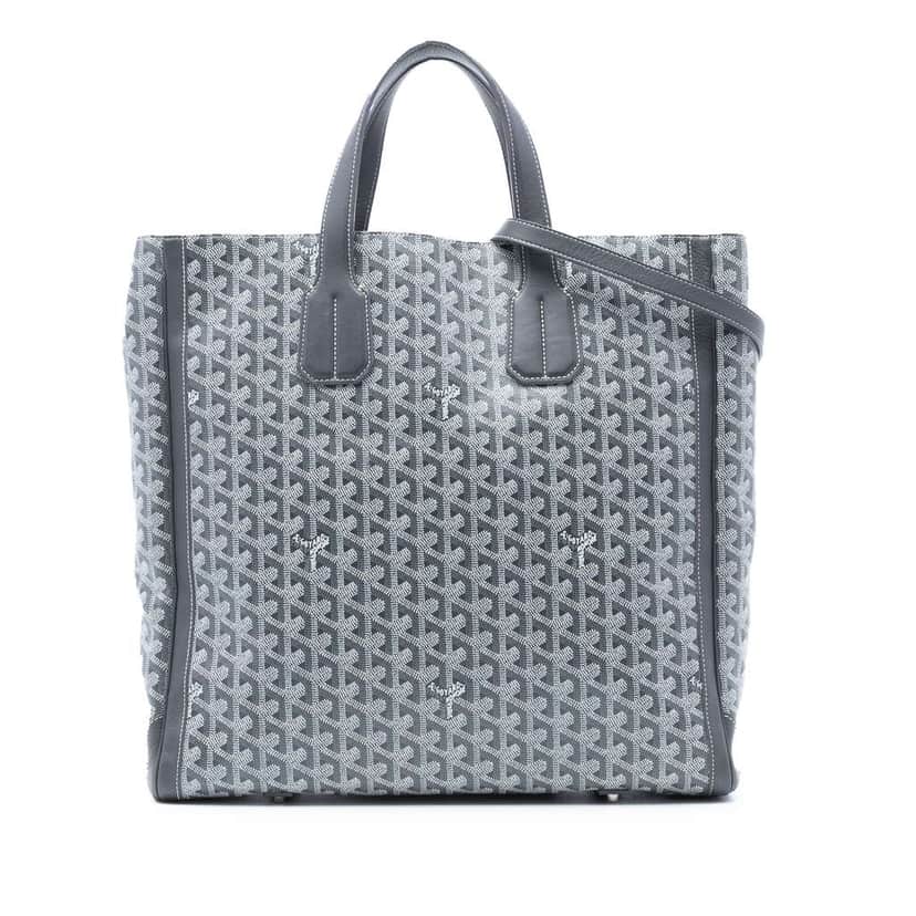 Goyard Goyardine Voltaire Grey Canvas Very good condition - Front View