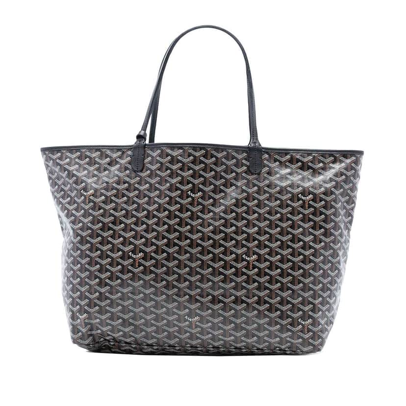 Goyard Goyardine Saint Louis GM Black Canvas Good condition - Front View
