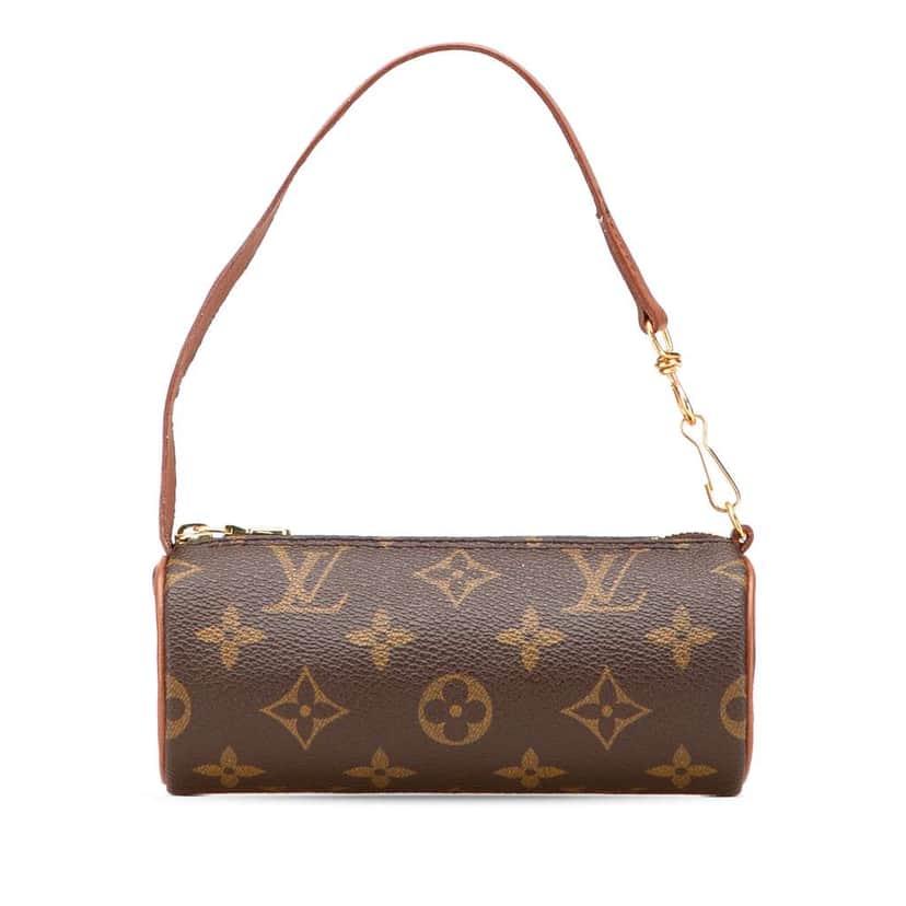 Louis Vuitton Monogram Papillon Pochette Brown Good condition - Front View