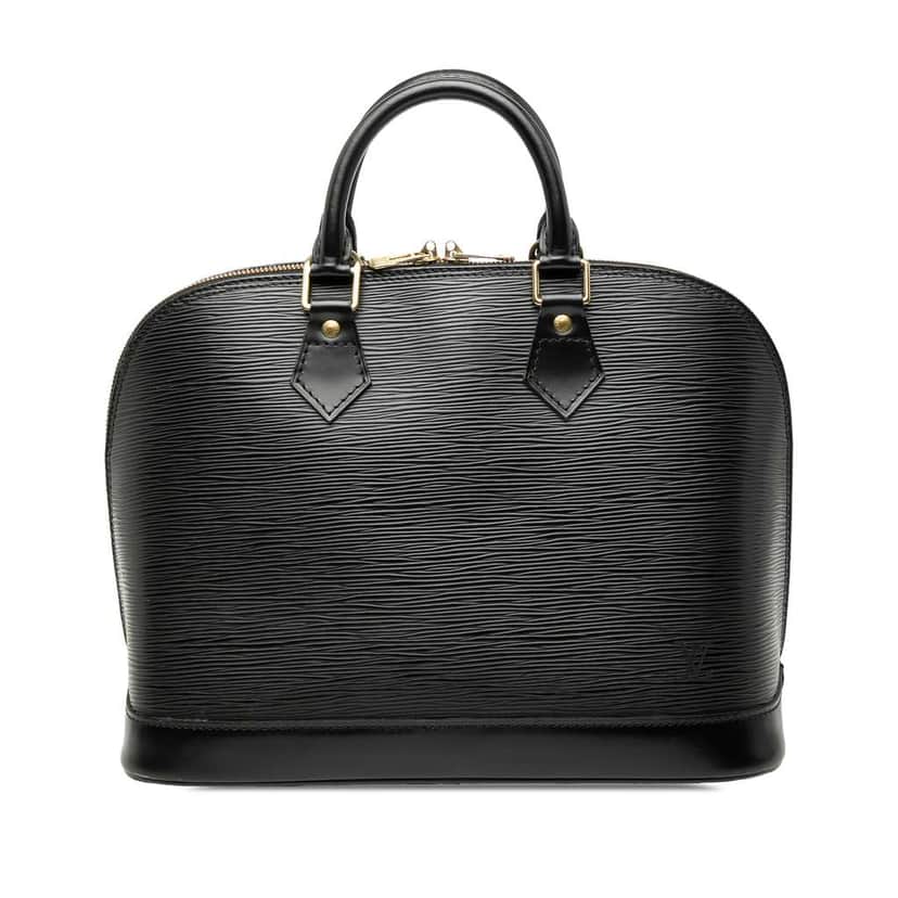 Louis Vuitton Epi Alma PM Black Leather Good condition - Front View