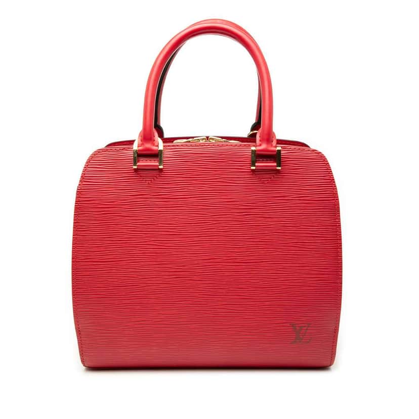 Louis Vuitton Epi Pont Neuf Red Leather Good condition - Front View