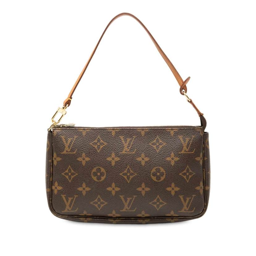 Louis Vuitton Monogram Pochette Accessoires Brown Good condition - Front View