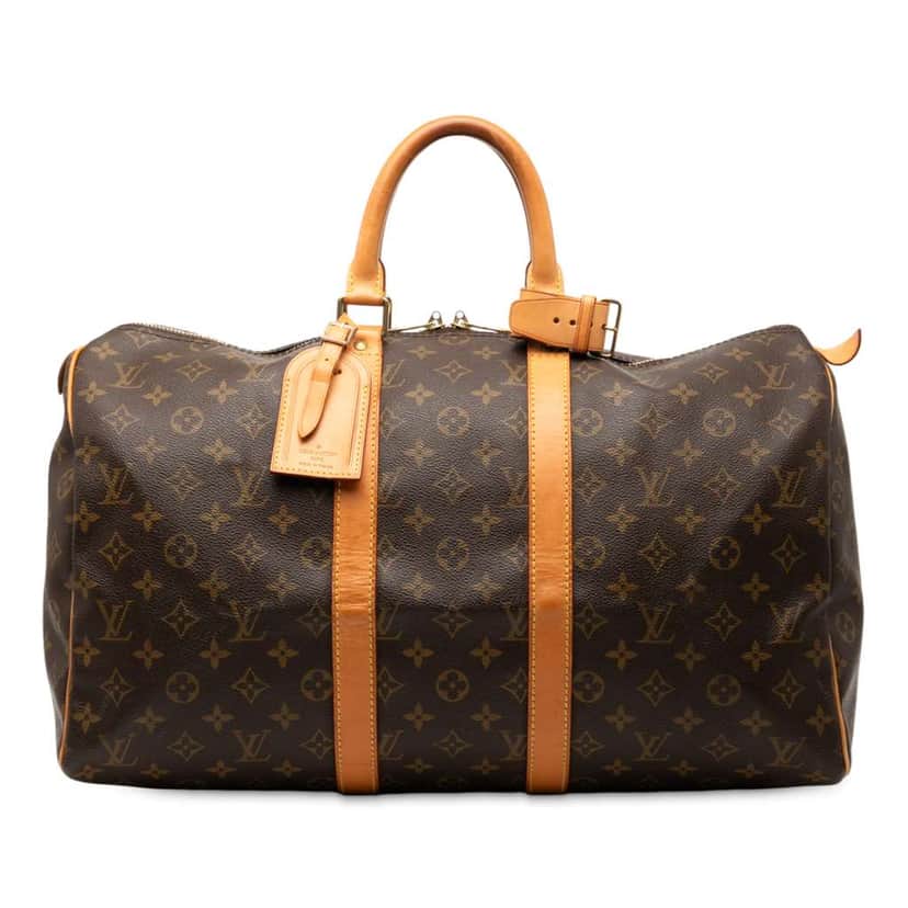 Louis Vuitton Monogram Keepall 45 Brown Good condition - Front View