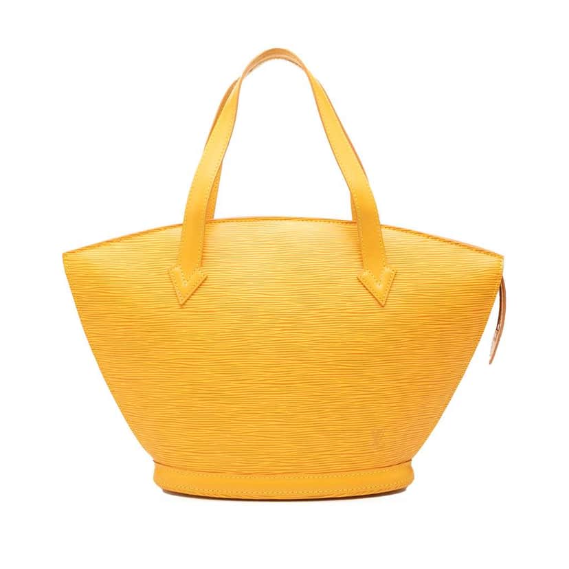 Louis Vuitton Epi Saint Jacques PM Short Strap Yellow Leather Good condition - Front View