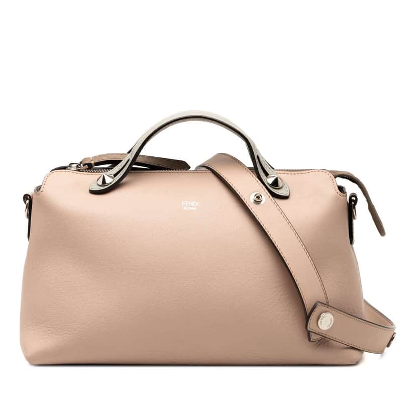 Fendi Medium Bicolor Leather By The Way Satchel Brown Leather Good condition - Front View