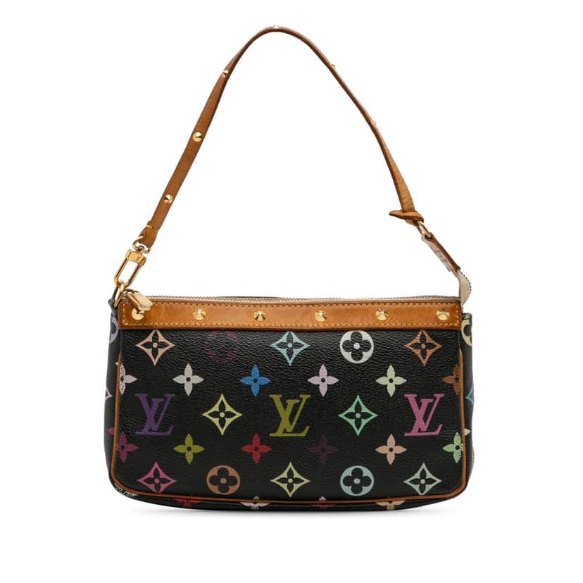 Louis Vuitton Monogram Multicolore Pochette Accessoires Black Good condition - Front View
