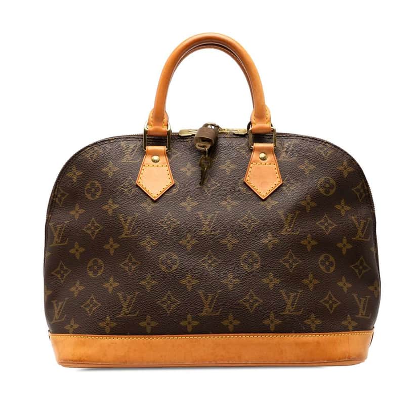 Louis Vuitton Monogram Alma PM Brown Good condition - Front View