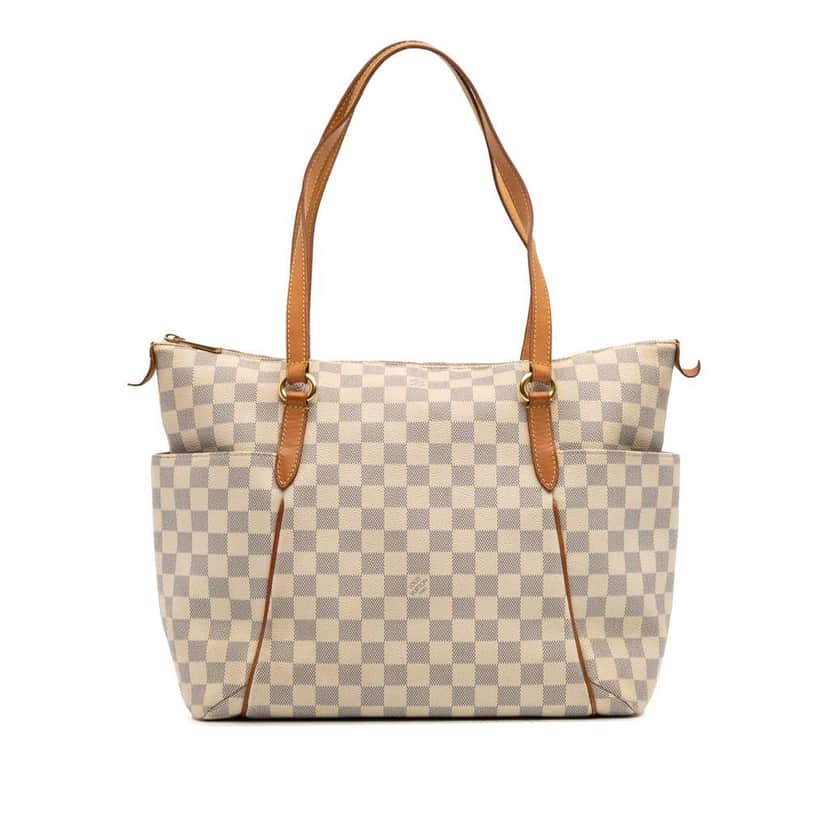 Louis Vuitton Damier Azur Totally MM White Canvas Good condition - Front View