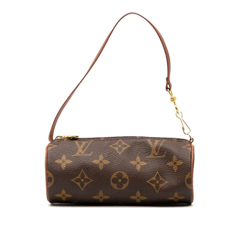 Louis Vuitton Monogram Papillon Pochette Brown Good condition - Front View