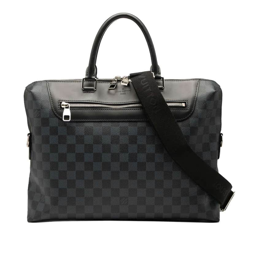 Louis Vuitton Damier Graphite Porte Documents Jour Black Good condition - Front View