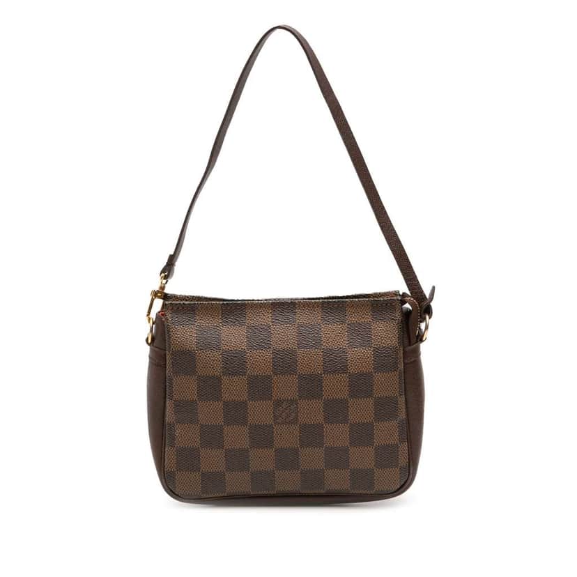 Louis Vuitton Damier Ebene Trousse Pochette Brown Good condition - Front View